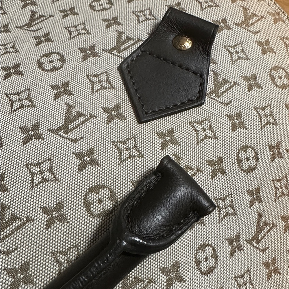 Louis Vuitton Tan and Gold Laptop Bag PRE-OWNED. Project bag. - Picture 13 of 16